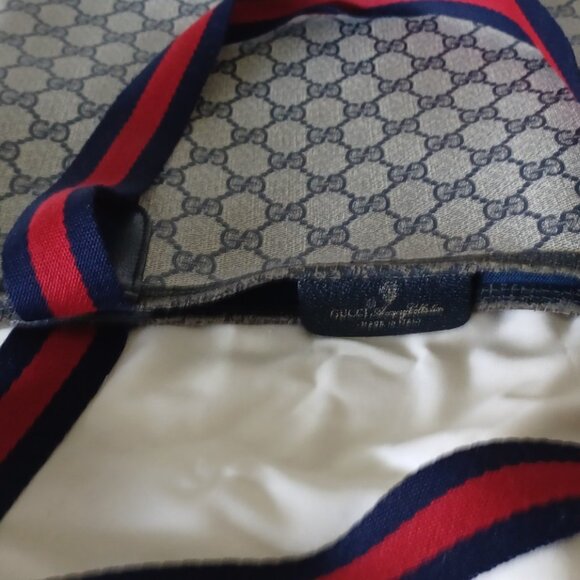 Gucci web tote circa 1990 Serial Number 39-02-003. - Picture 7 of 8